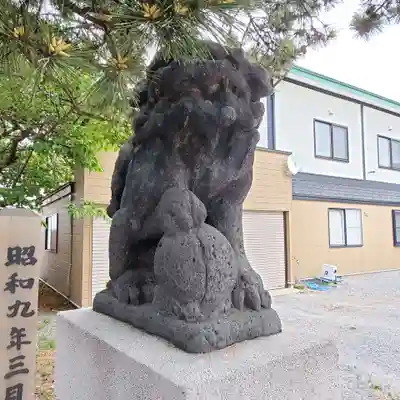 大森稲荷神社の狛犬