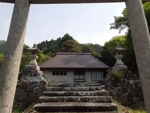 壹粟神社・大笹神社の鳥居