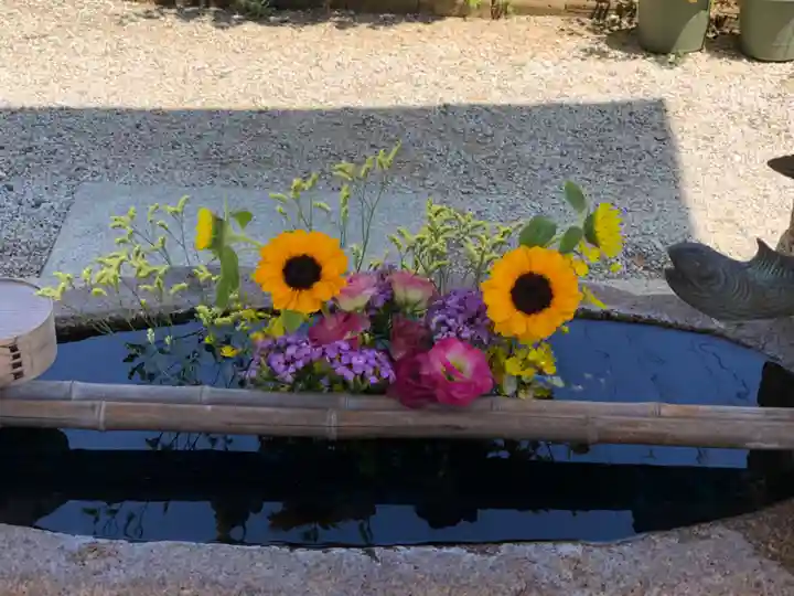 水堂須佐男神社の手水舎