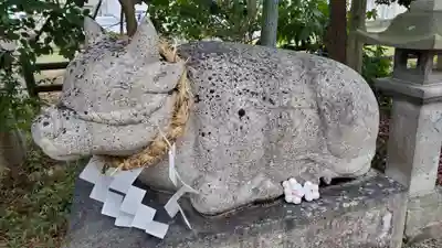 林天神社の狛犬