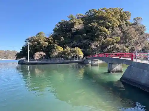 仁井田神社の景色