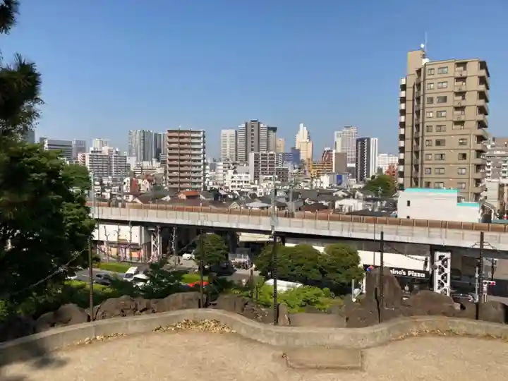 品川神社の景色