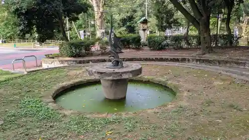 高岡市護国神社の庭園