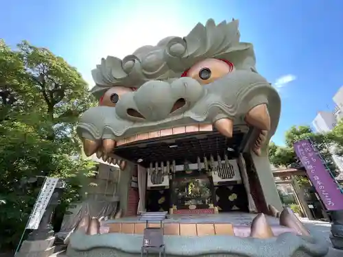 難波八阪神社の狛犬