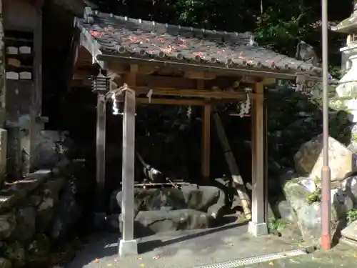 崇道神社の手水舎
