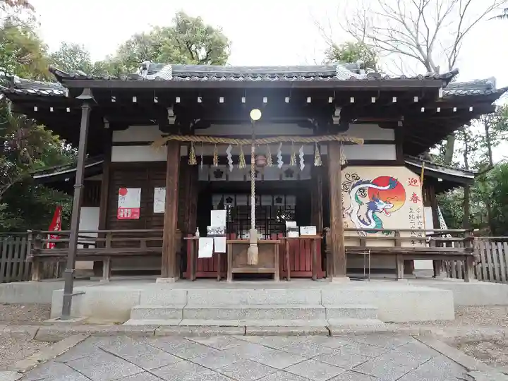 安居神社の本殿・本堂