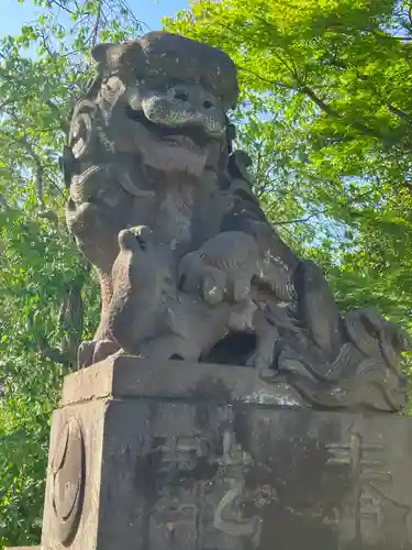 検見川神社の狛犬