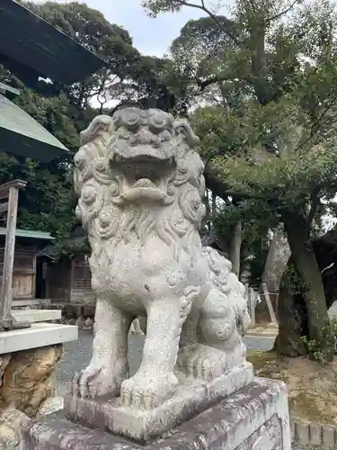 大岩神明宮の狛犬