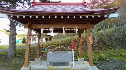 厚岸神社の手水