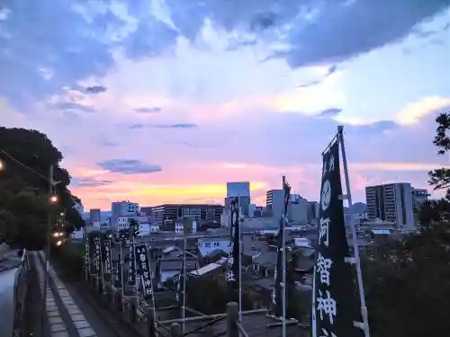 阿智神社の景色