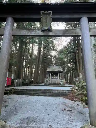 北口本宮冨士浅間神社の鳥居