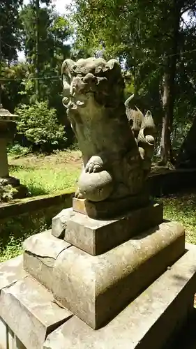 賀寶神社の狛犬