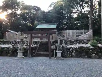 阿射加神社の本殿・本堂