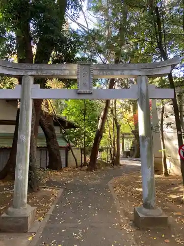 北澤八幡神社の鳥居