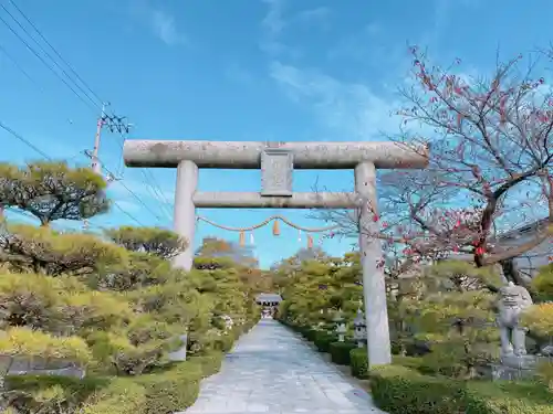 田村神社の鳥居