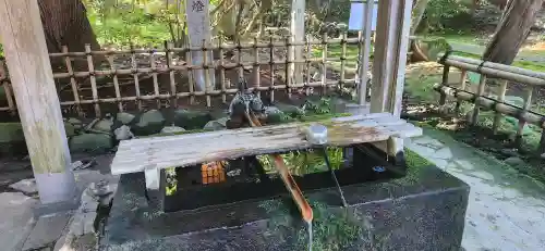 伊佐須美神社の手水舎