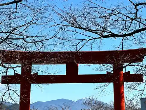 子檀嶺神社の鳥居