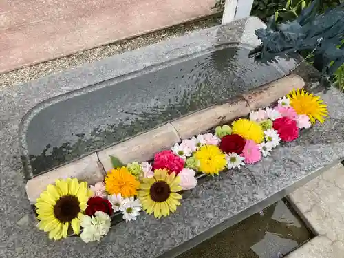 諏訪神社の手水舎