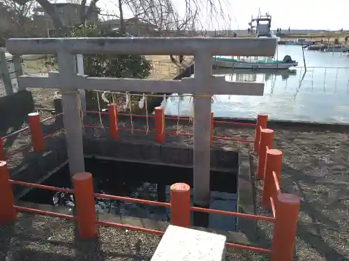 息栖神社の鳥居