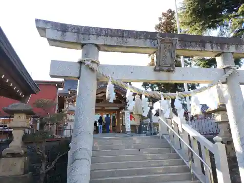 武蔵第六天神社の鳥居