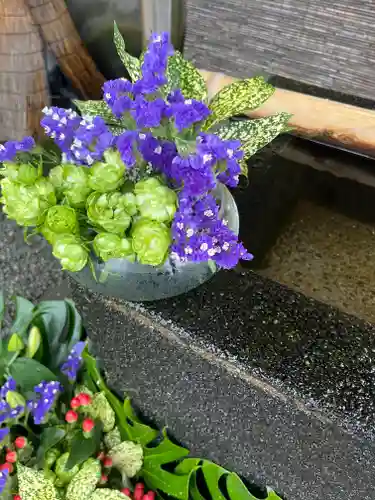 上尾御嶽神社の手水