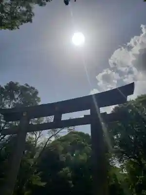 明治神宮の鳥居