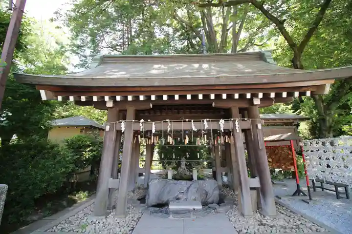 所澤神明社の手水舎