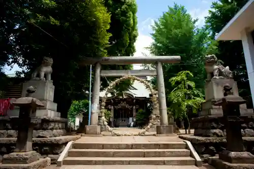 諏訪神社の鳥居