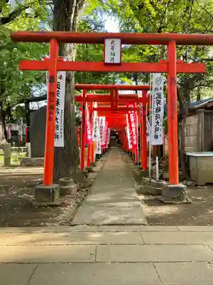 鬼子母神堂 (法明寺)の鳥居