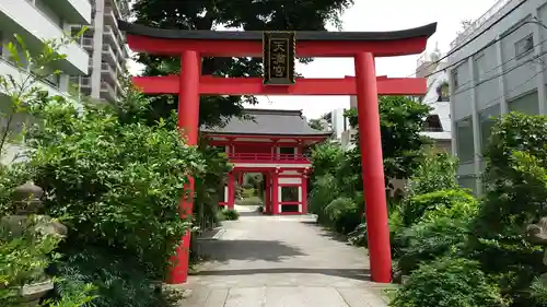 成子天神社の鳥居