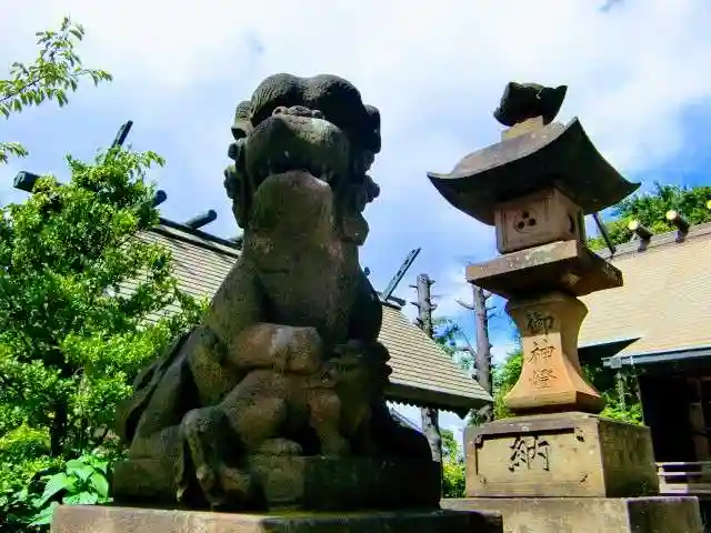 寒川神社の狛犬