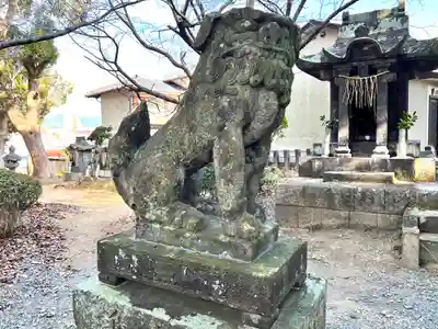 上津天満宮の狛犬