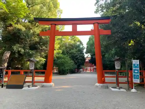 賀茂御祖神社（下鴨神社）の鳥居