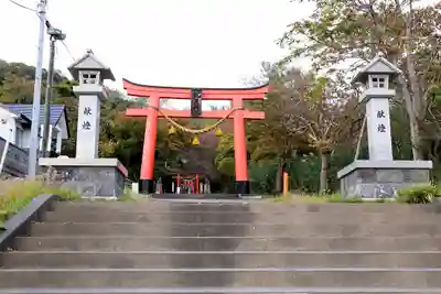 虻田神社の鳥居
