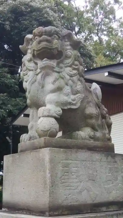 松が丘北野神社の狛犬
