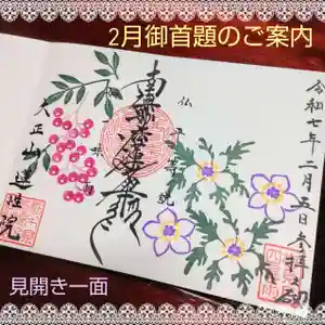 蓮性院の御朱印(2025年02月12日(水) 17時12分11秒投稿)