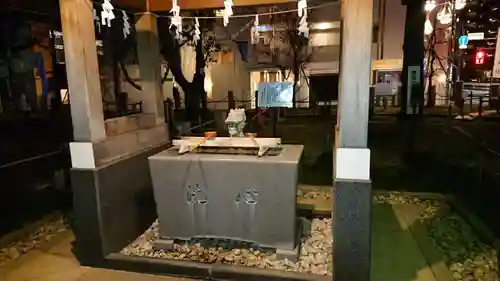 嶺白山神社の手水舎