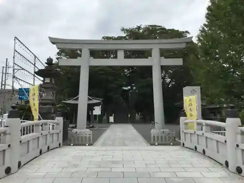 白旗神社の鳥居