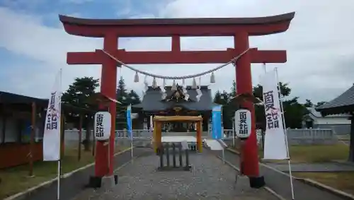 美瑛神社の鳥居