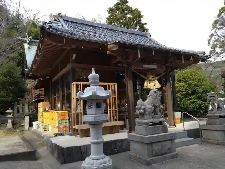 河内阿蘇神社の本殿・本堂