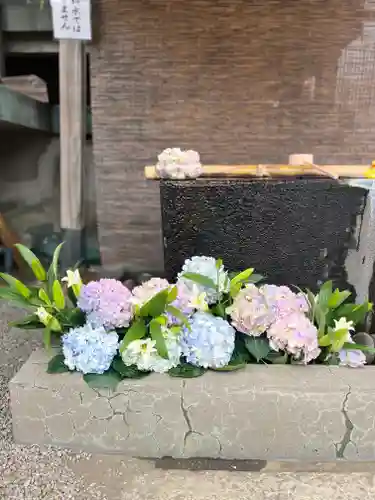 上尾御嶽神社の手水舎