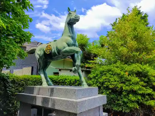 千代神社の狛犬