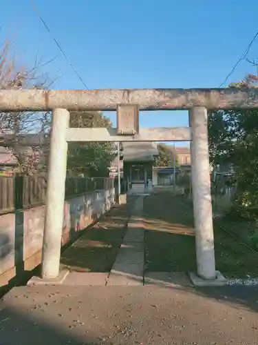 白山神社の鳥居