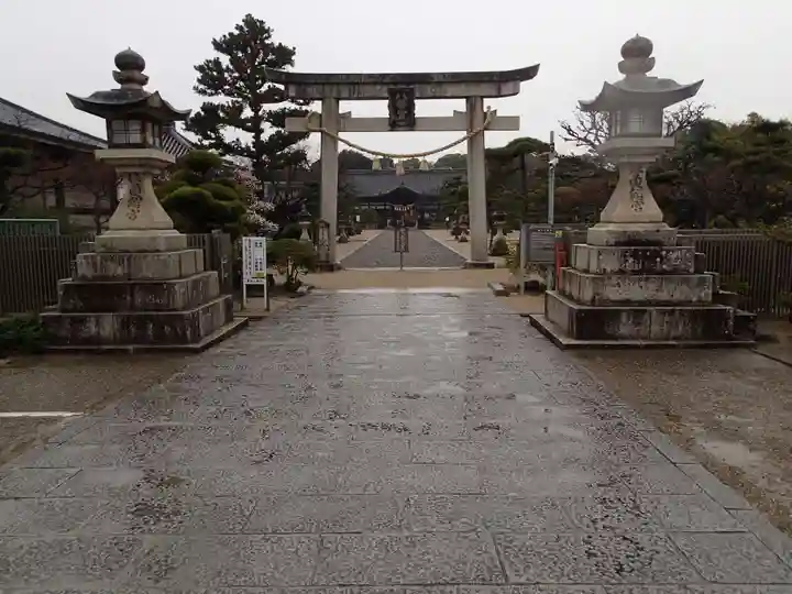 誉田八幡宮の鳥居