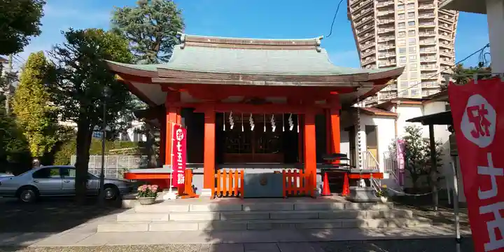 麻布氷川神社の本殿・本堂
