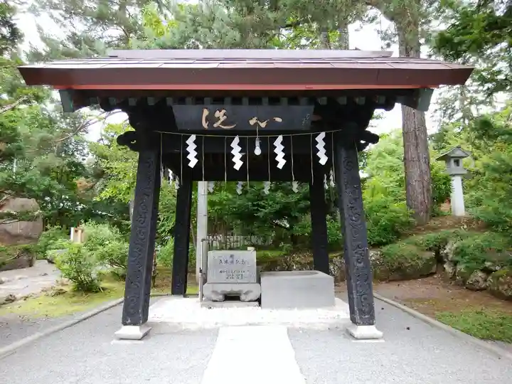 比布神社の手水舎