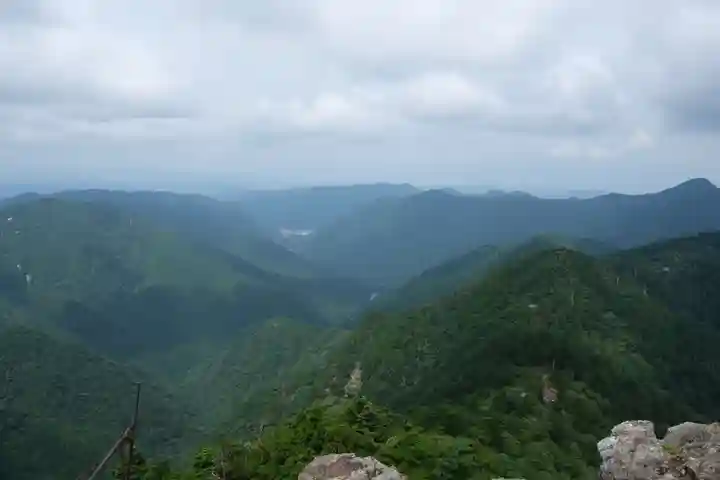 大峯山寺の景色