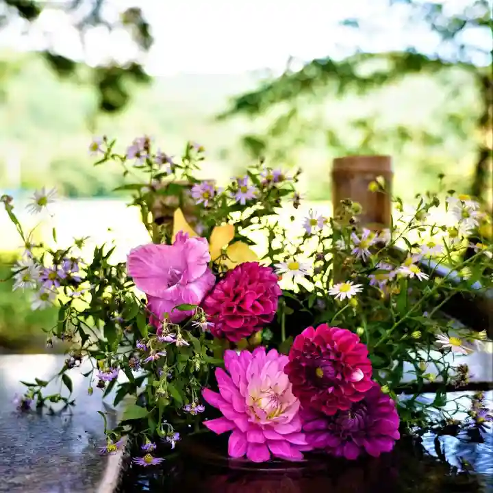 高司神社〜むすびの神の鎮まる社〜の手水舎