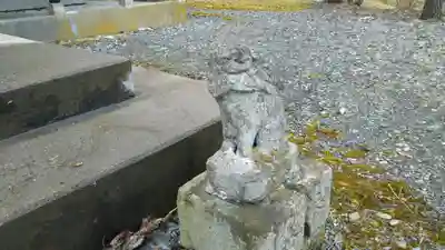 浦河神社の狛犬