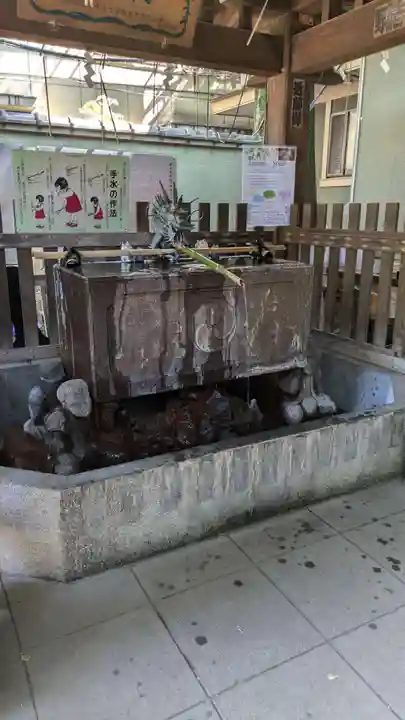 戸越八幡神社の手水舎